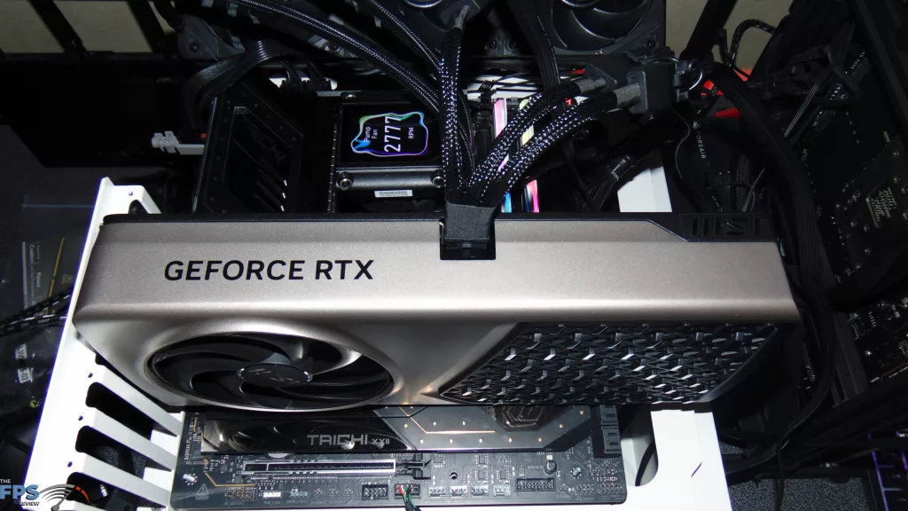 MSI GeForce RTX 5080 16G EXPERT OC Installed in Computer
