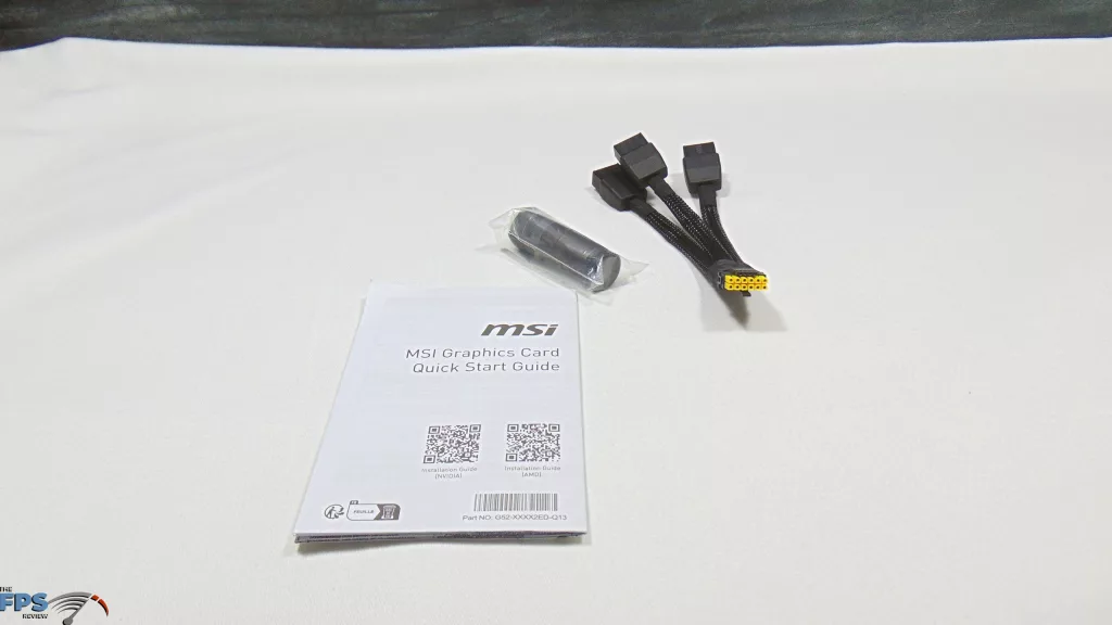 MSI GeForce RTX 5080 16G EXPERT OC Box Contents