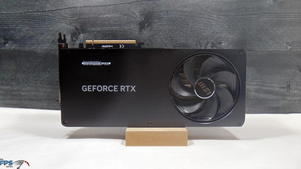 MSI GeForce RTX 5080 16G EXPERT OC Back View