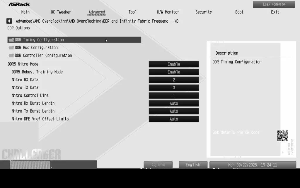 ASRock B850 CHALLENGER WiFi WHITE: BIOS