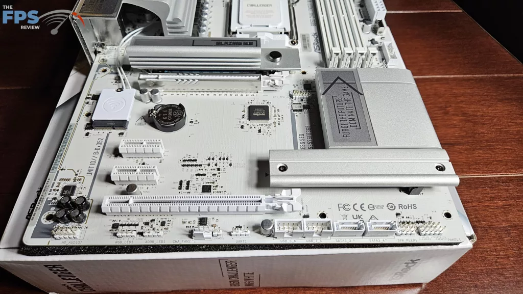 ASRock B850 CHALLENGER WiFi WHITE: expansion