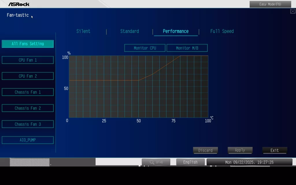 ASRock B850 CHALLENGER WiFi WHITE: BIOS fantastic