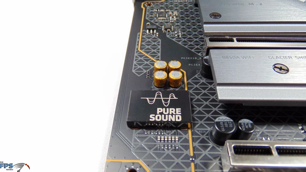 SAPPHIRE NITRO+ B850A WIFI 7 Motherboard Sound Chip