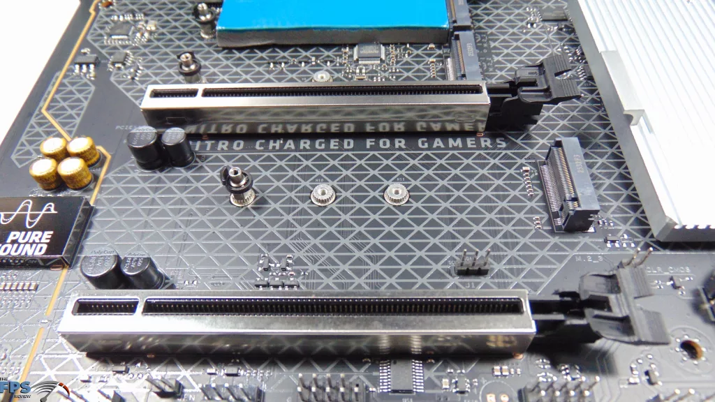 SAPPHIRE NITRO+ B850A WIFI 7 Motherboard Expansion Slots Bare