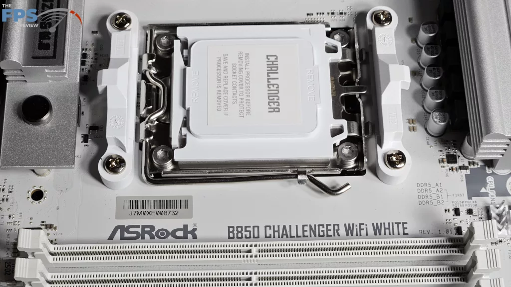 ASRock B850 CHALLENGER WiFi WHITE: CPU socket