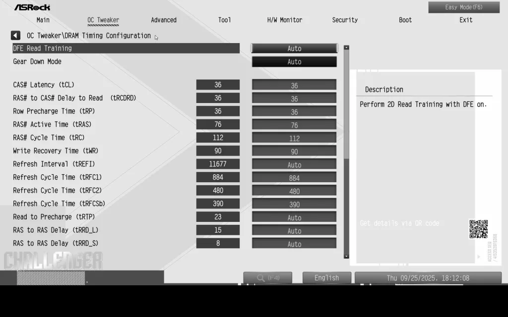 ASRock B850 CHALLENGER WiFi WHITE: BIOS