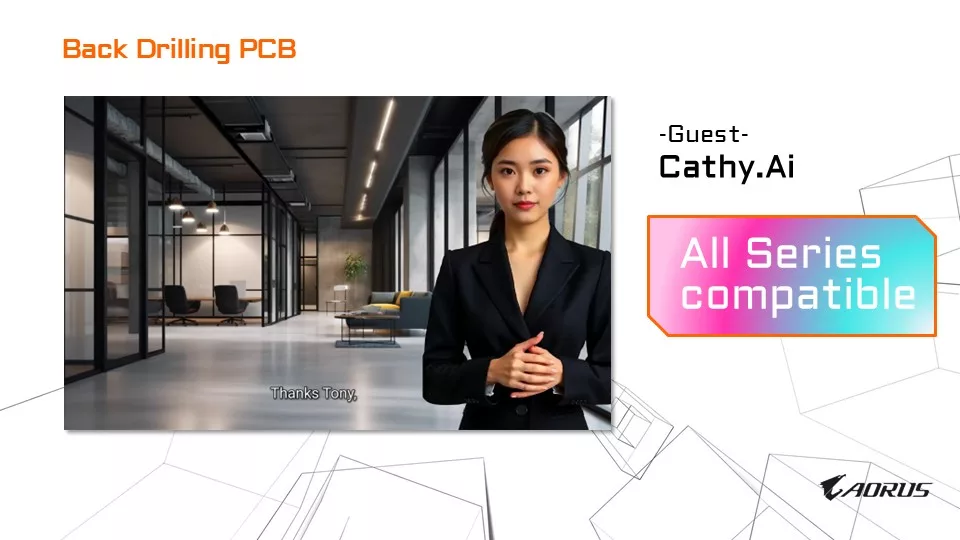 GIGABYTE X870E AORUS ELITE X3D Motherboard Press Briefing Information Presentation Slides