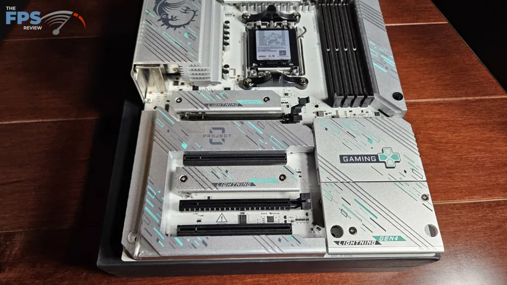 MSI B850 GAMING PLUS WiFi PZ motherboard: expansion