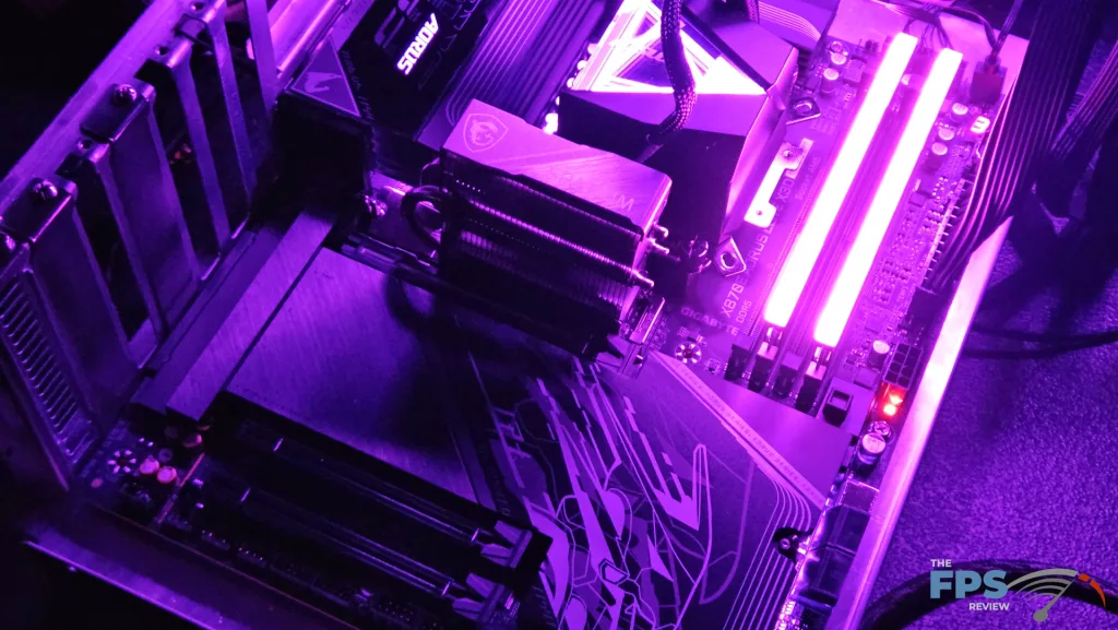 GIGABYTE X870E AORUS ELITE X3D motherboard: RGB