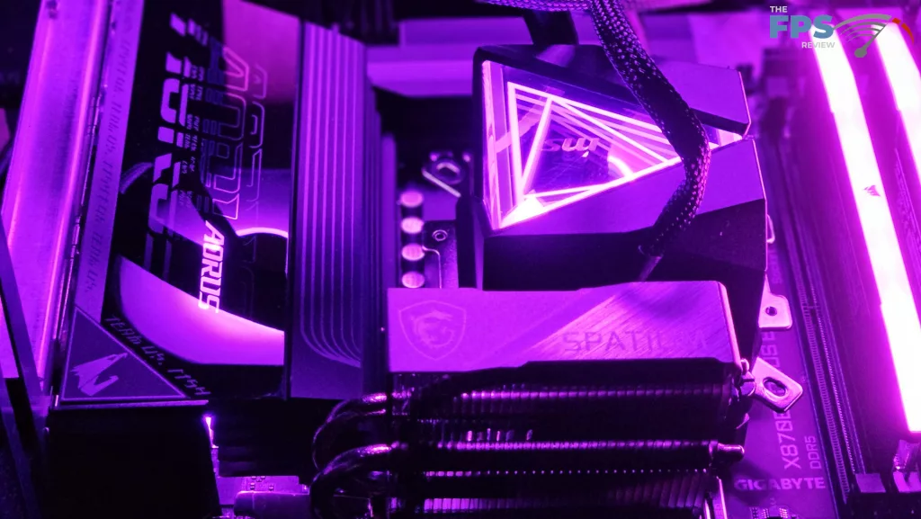 GIGABYTE X870E AORUS ELITE X3D motherboard: RGB