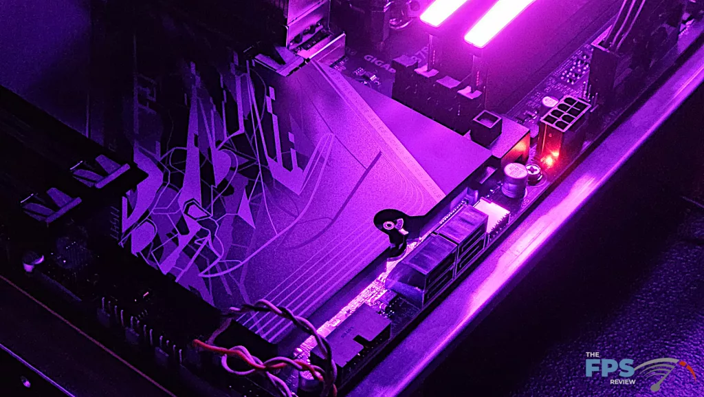 GIGABYTE X870E AORUS ELITE X3D motherboard: RGB