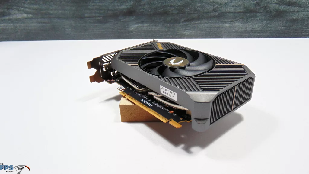 ZOTAC GAMING GeForce RTX 5050 SOLO Top View Angled