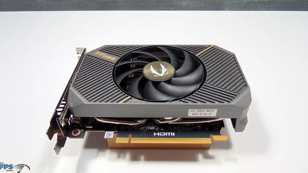 ZOTAC GAMING GeForce RTX 5050 SOLO Top View