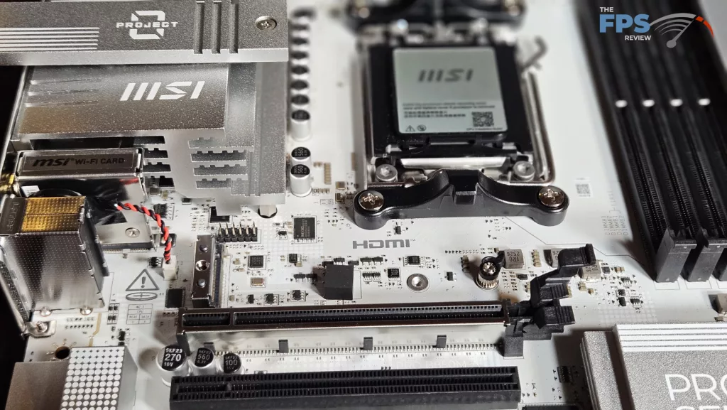 MSI Pro B850M-A WiFi PZ motherboard: RAM and cpu socket
