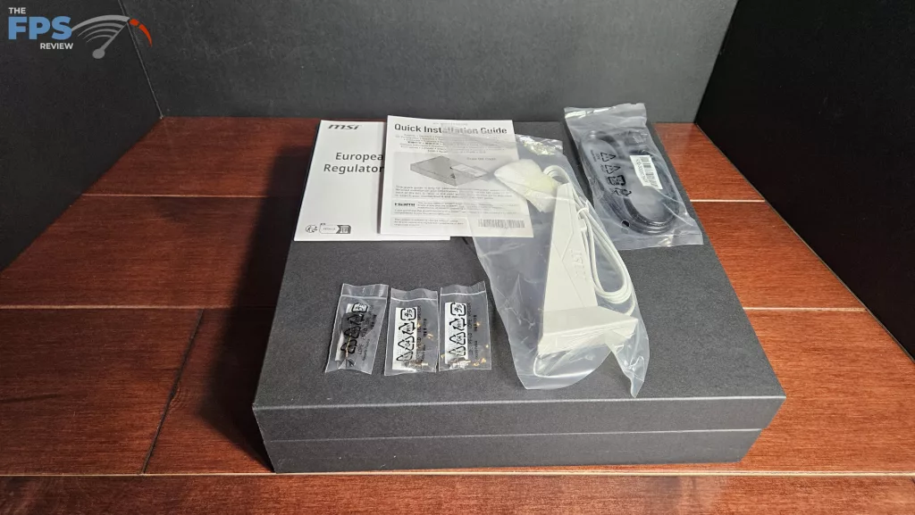 MSI Pro B850M-A WiFi PZ motherboard: accessories