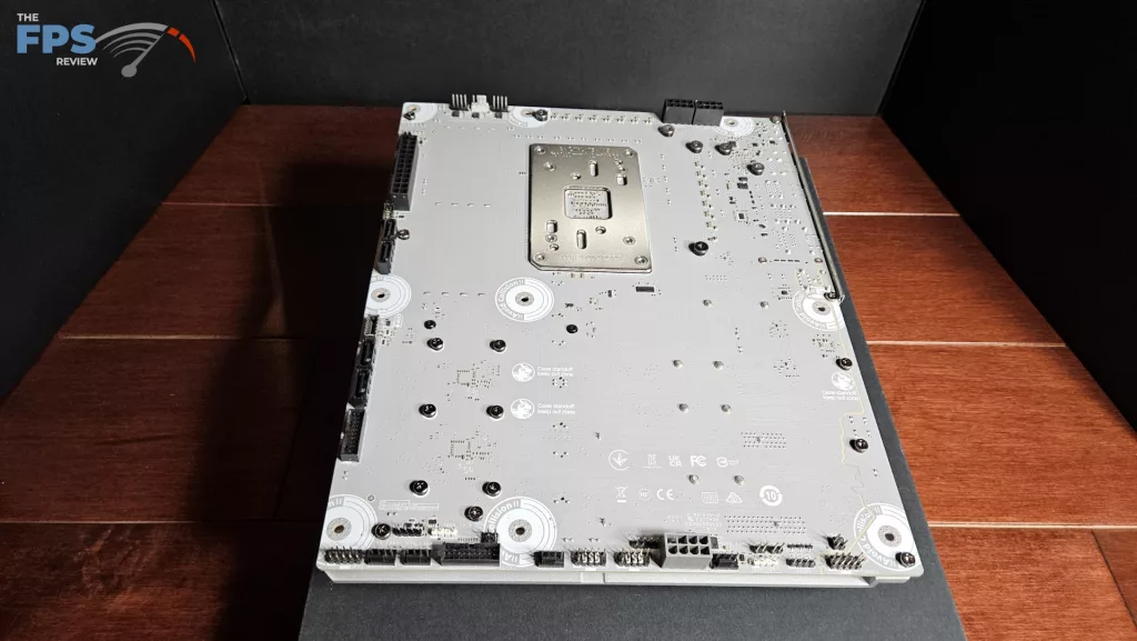 MSI MAG X870E TOMAHAWK MAX WiFi PZ motherboard: full back