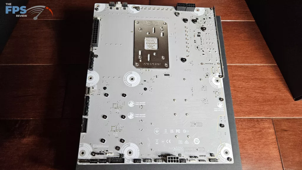 MSI MAG X870E TOMAHAWK MAX WiFi PZ motherboard: board back