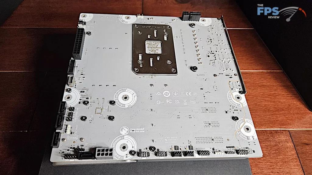 MSI Pro B850M-A WiFi PZ motherboard: back connect