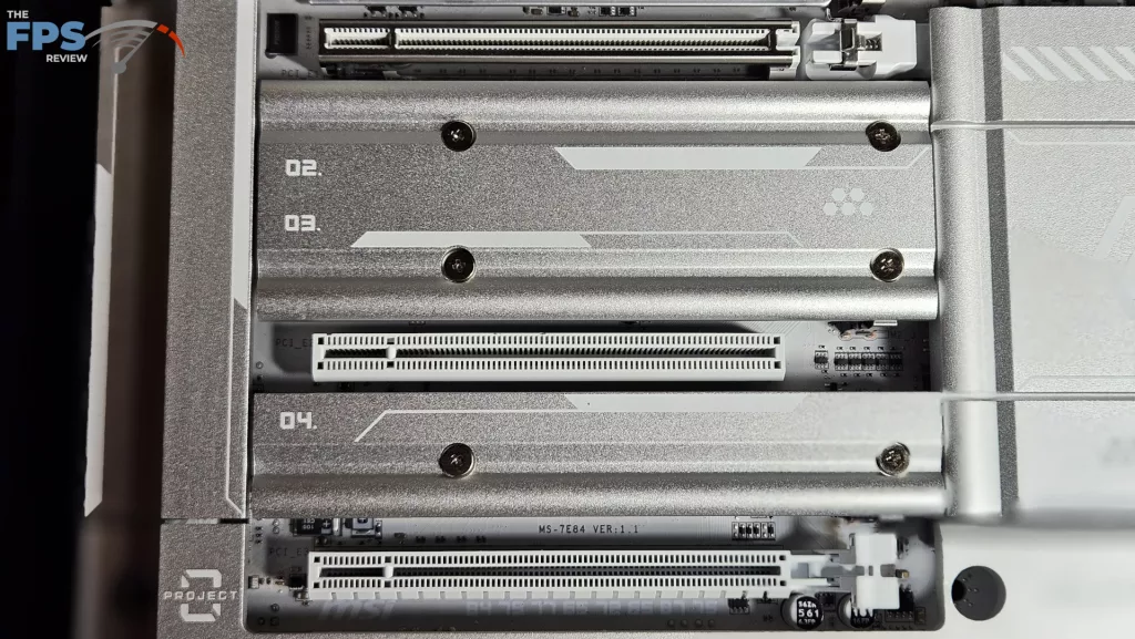 MSI MAG X870E TOMAHAWK MAX WiFi PZ motherboard: expansion