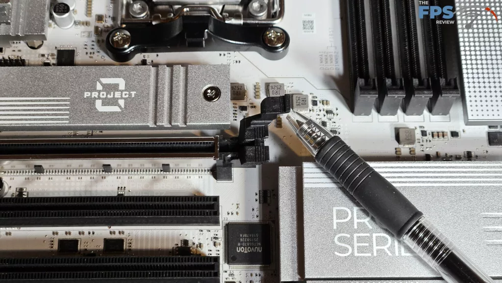 MSI Pro B850M-A WiFi PZ motherboard: MSI EZ PCIE Clip II