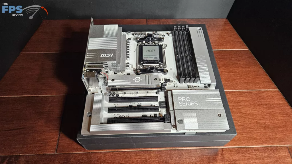 MSI Pro B850M-A WiFi PZ motherboard: full board