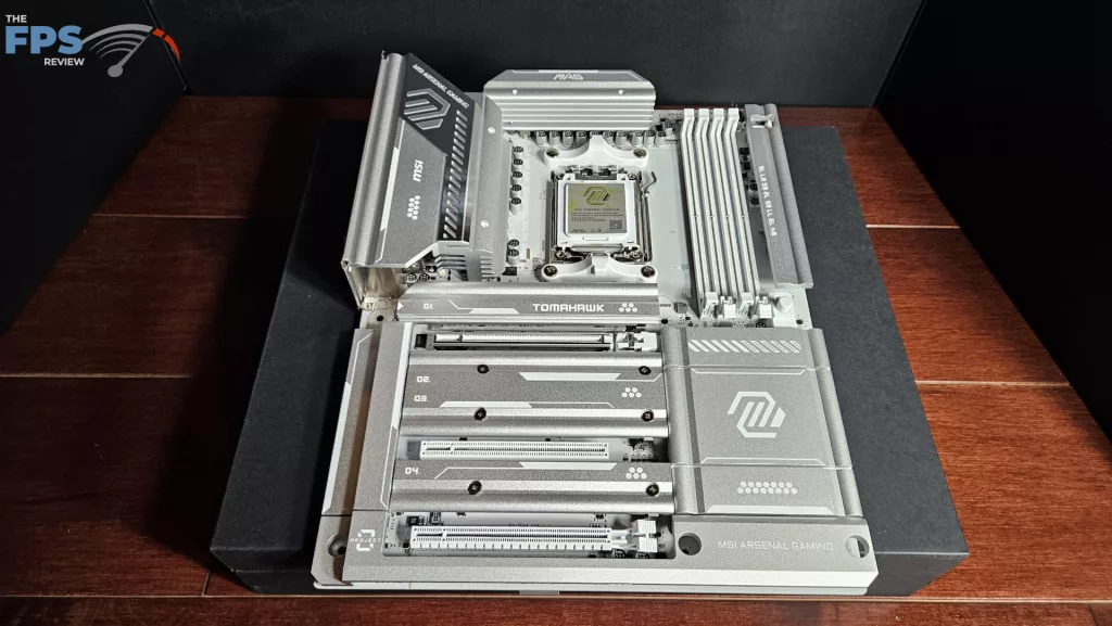 MSI MAG X870E TOMAHAWK MAX WiFi PZ motherboard: full board
