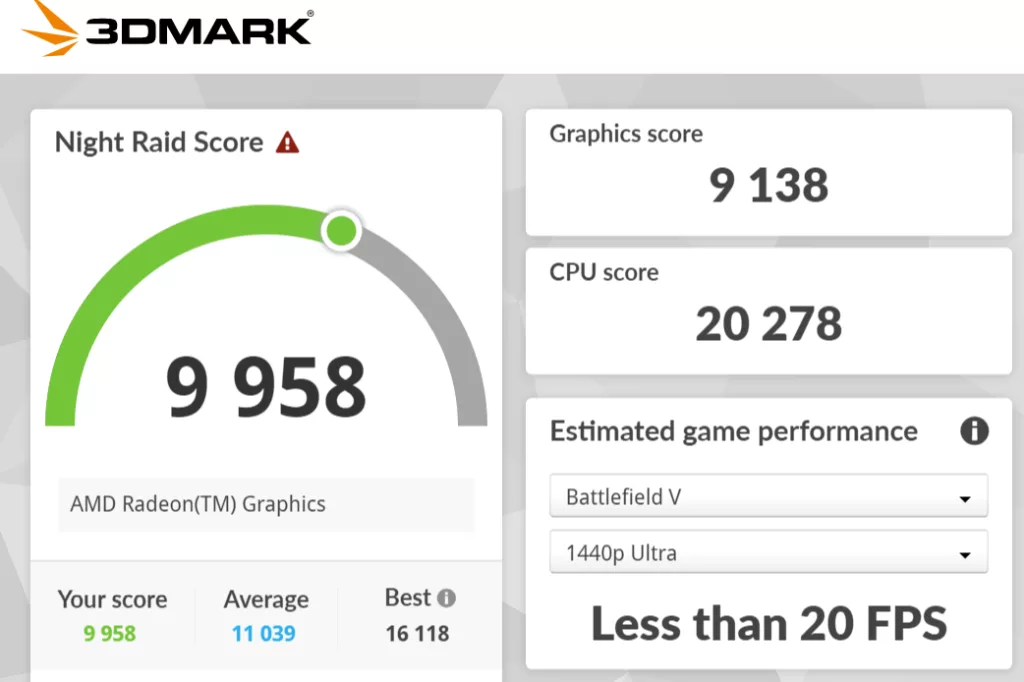 MSI B850 GAMING PLUS WiFi PZ motherboard: 3DMark-NightRaid