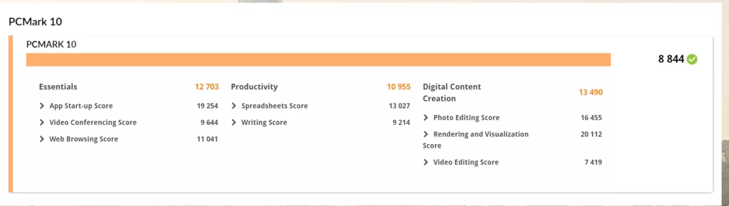 MSI B850 GAMING PLUS WiFi PZ motherboard: PCMark10