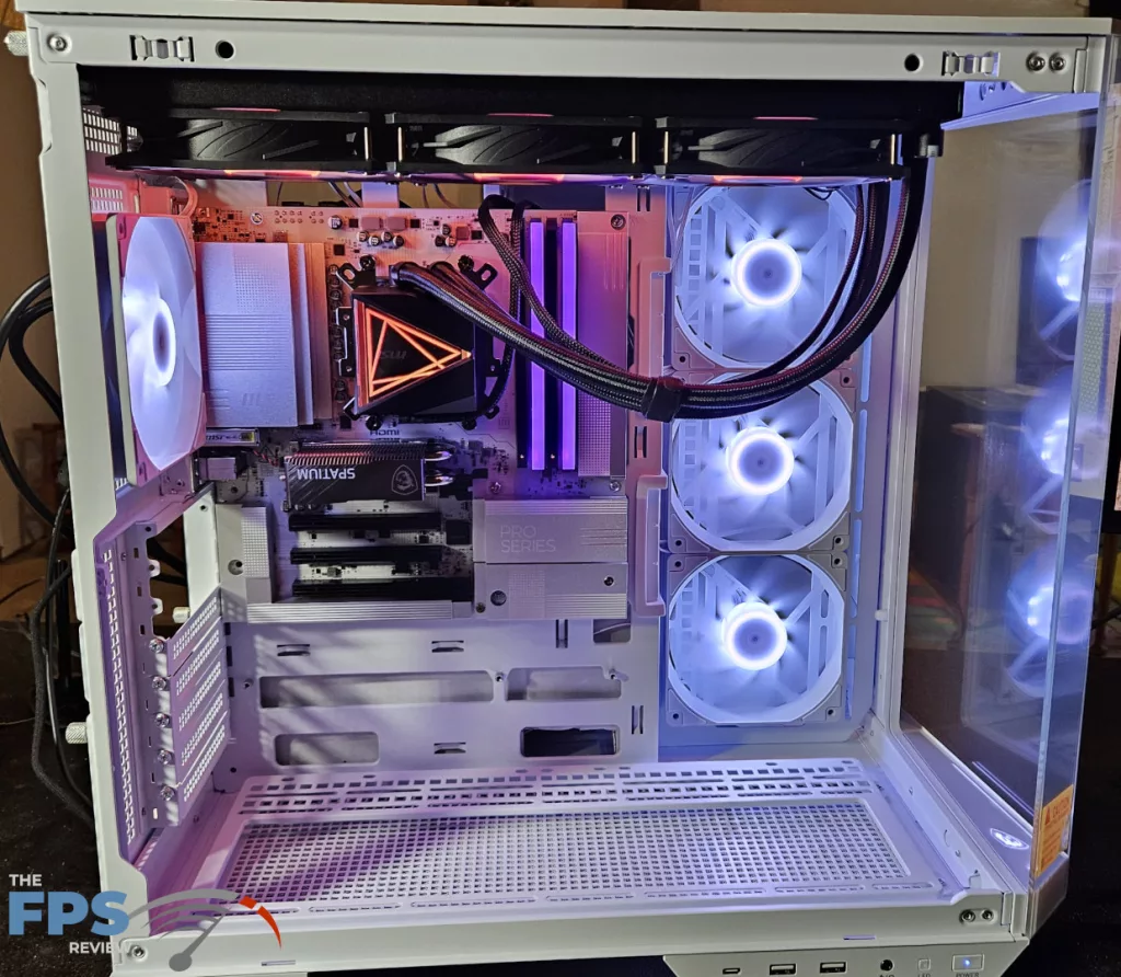 MSI Pro B850M-A WiFi PZ motherboard: in PC Case