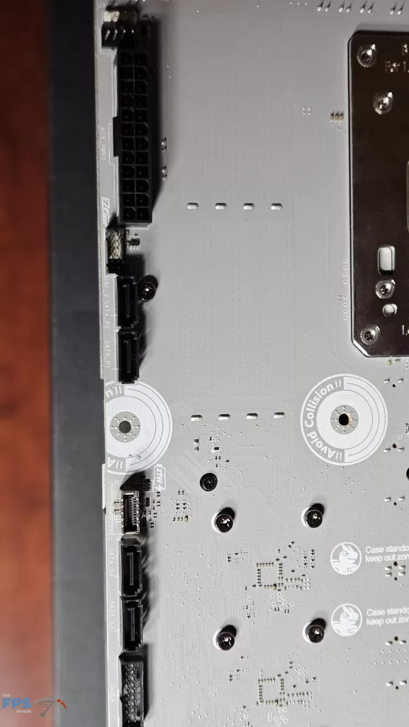 MSI MAG X870E TOMAHAWK MAX WiFi PZ motherboard: board back