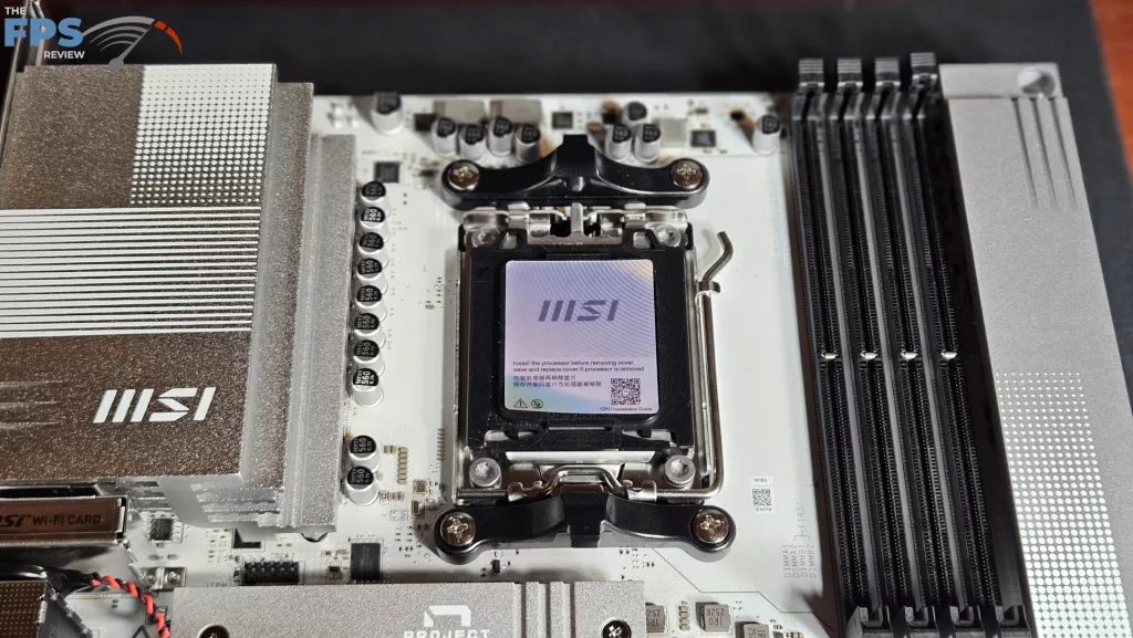 MSI Pro B850M-A WiFi PZ motherboard: cpu socket