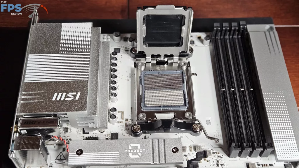 MSI Pro B850M-A WiFi PZ motherboard: open socket