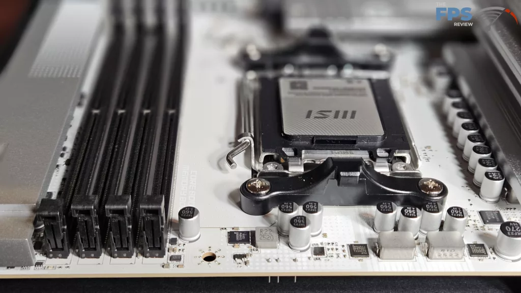 MSI Pro B850M-A WiFi PZ motherboard: RAM slots