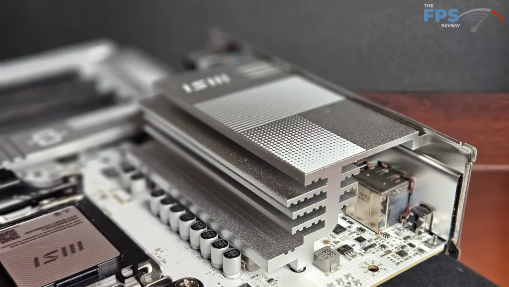 MSI Pro B850M-A WiFi PZ motherboard: VRM sink