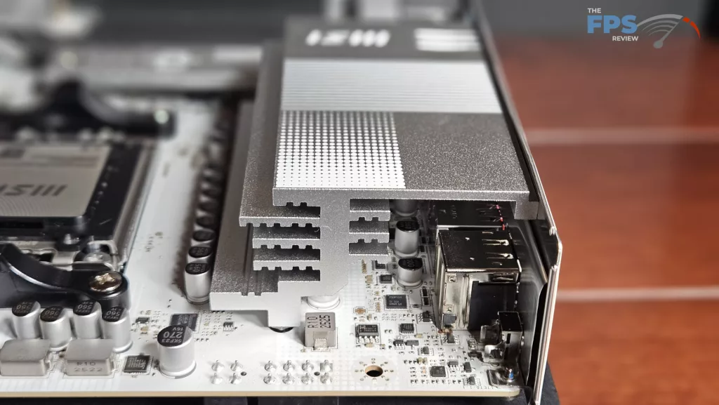 MSI Pro B850M-A WiFi PZ motherboard: VRM sink