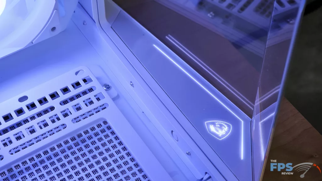 MSI MAG PANO 100R PZ PC Gaming Case: LED logo