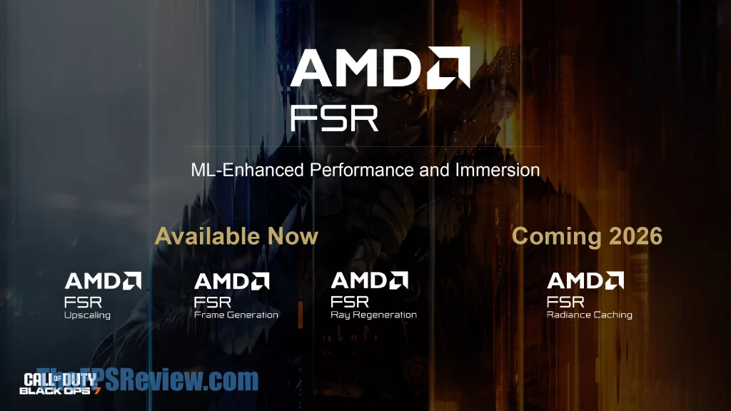 AMD FSR Redstone Press Presentation Slide