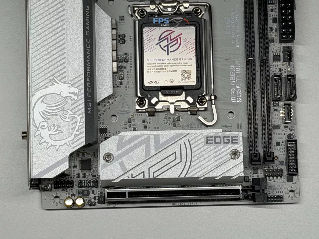 Bottom of motherboard