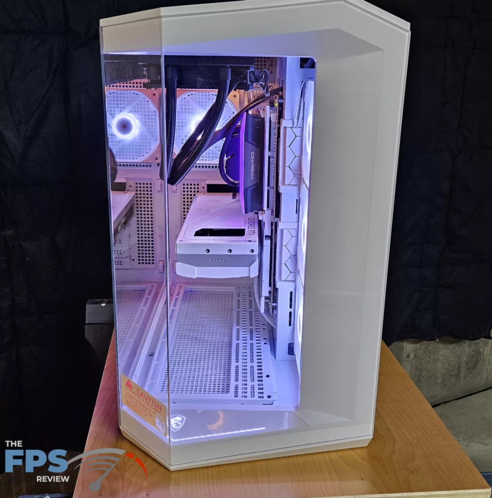 MSI MAG PANO 100R PZ PC Gaming Case: case front