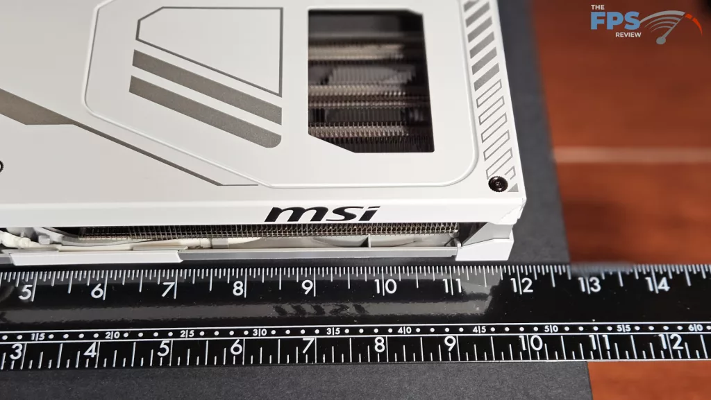 MSI GeForce RTX 5070 Ti 16G VENTUS 3X PZ OC video card: measure