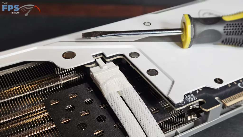 MSI GeForce RTX 5070 Ti 16G VENTUS 3X PZ OC video card: connector insertion tool