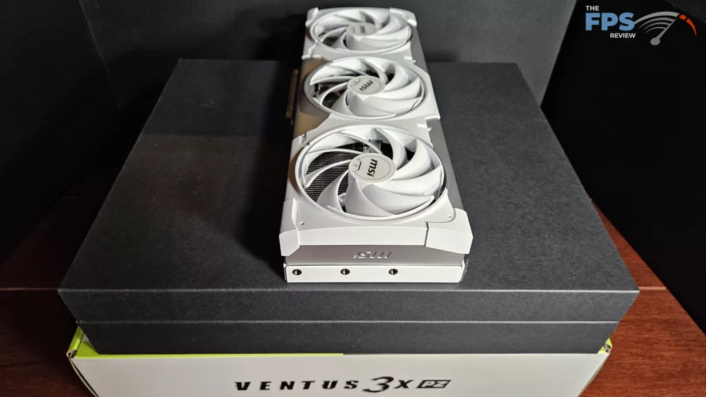 MSI GeForce RTX 5070 Ti 16G VENTUS 3X PZ OC video card: rear