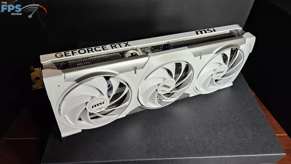 MSI GeForce RTX 5070 Ti 16G VENTUS 3X PZ OC video card: standing