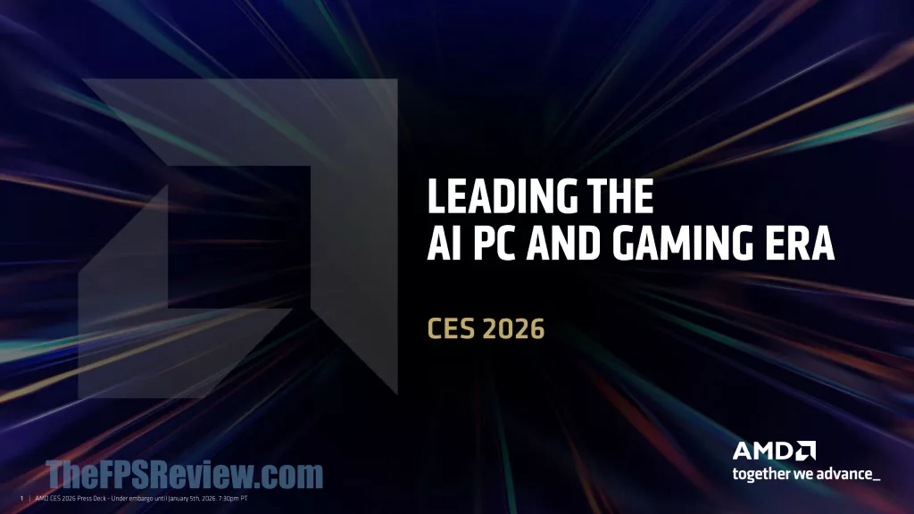 AMD CES 2026 Client & Graphics Press Deck