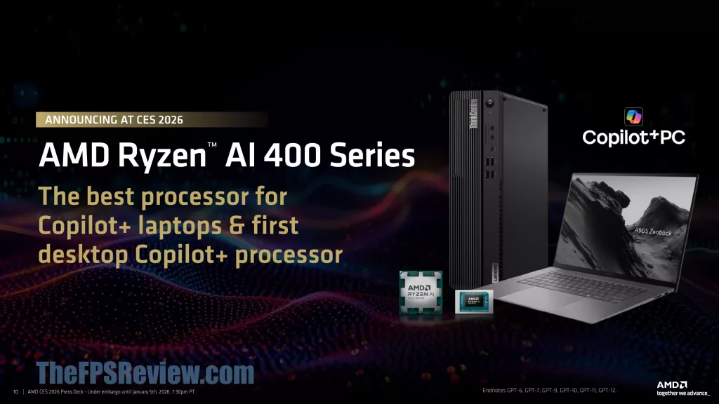 AMD CES 2026 Client & Graphics Press Deck