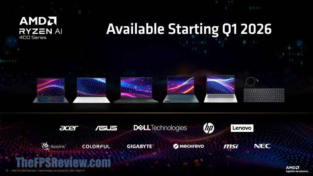 AMD CES 2026 Client & Graphics Press Deck