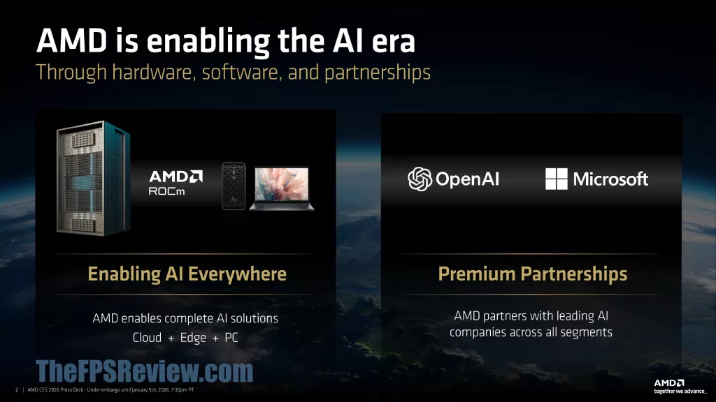 AMD CES 2026 Client & Graphics Press Deck