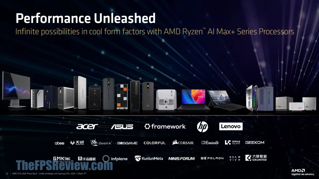 AMD CES 2026 Client & Graphics Press Deck