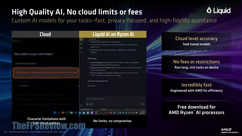 AMD CES 2026 Client & Graphics Press Deck