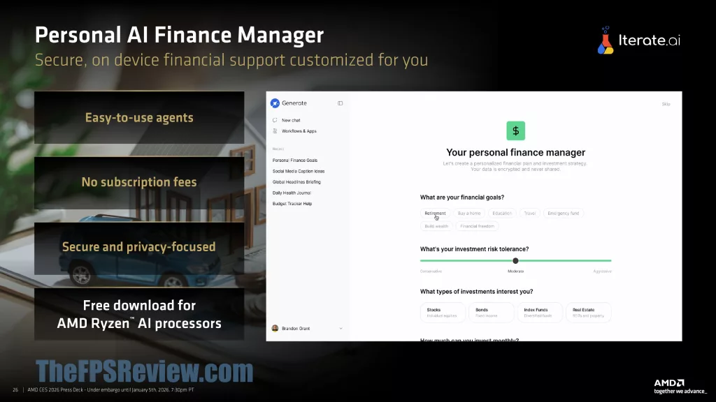 AMD CES 2026 Client & Graphics Press Deck